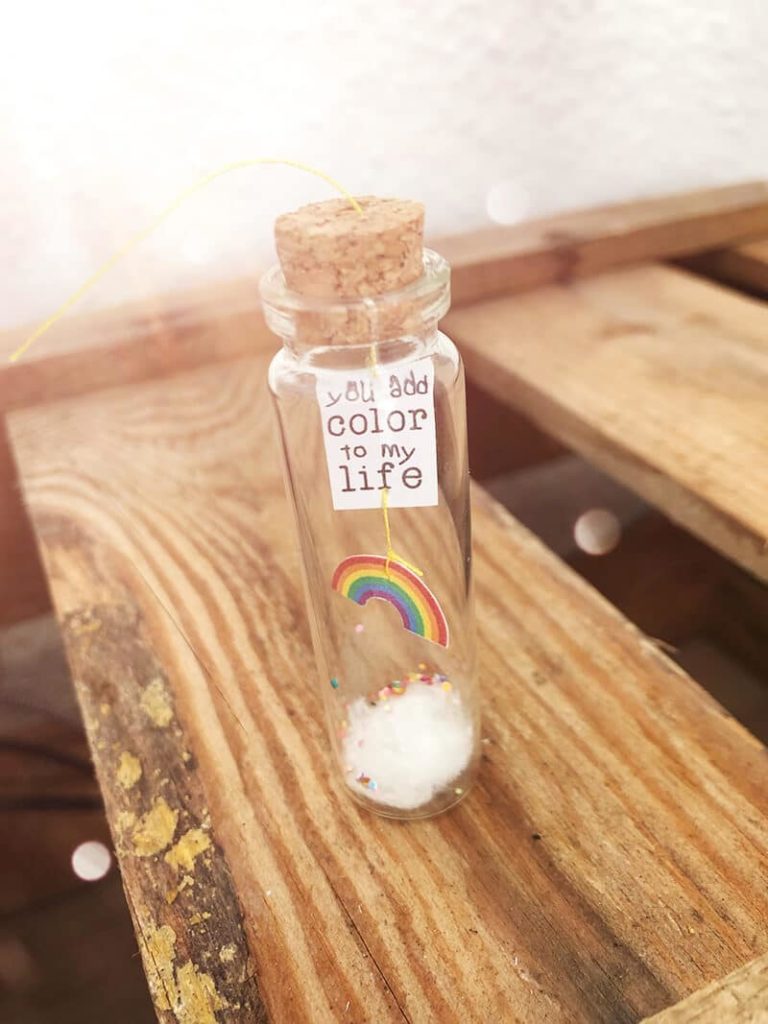 Du machst mein Leben bunter Flaschenpost Lieblingsbrief